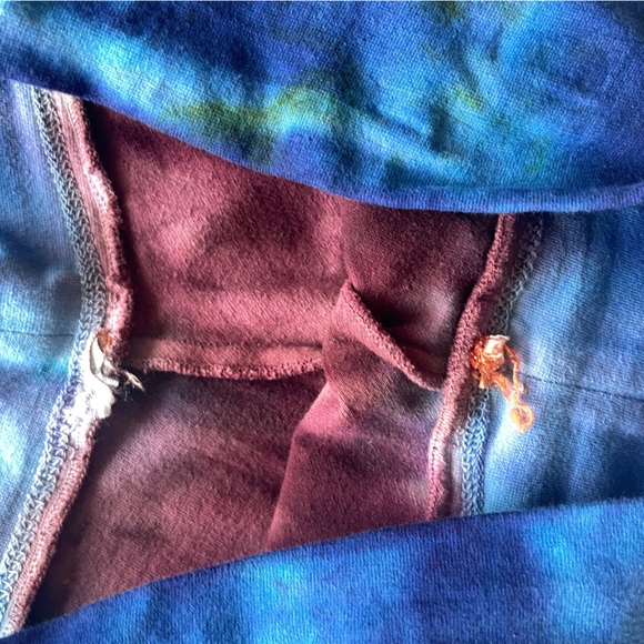 Skirts | Hippie Tie Dye Long Flowy Skirt Blue Green Red White Flare 